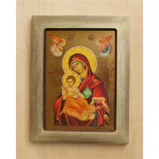 Αγιογραφία σε σκαφτό ξύλο - "Η Θεραπεύουσα"