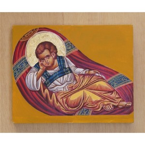 Αγιογραφία σε ξύλο - Aναπεσών