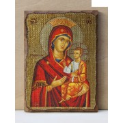 Αγιογραφία σε ξύλο - "η Προυσιώτισσα"