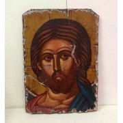 Αγιογραφία χειροποίητη με τεχνική "φρέσκο" - Κεφαλή Χριστού