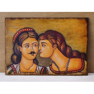 Ξύλινο καδράκι - Ερωτόκριτος Α4