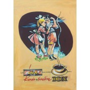 Ξύλινο καδράκι - Παλιά διαφήμιση ION A3