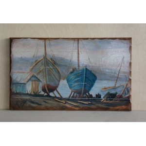 Ξύλινο Καδράκι - Καρνάγιο A4