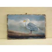 Ξύλινο Καδράκι - Θαλασσινό θέμα A4