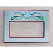 Ξύλινος χειροποίητος καθρέπτης