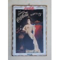 Ξύλινο καδράκι - Παλιά διαφήμιση Coca Cola Α3